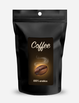 Ground coffee.